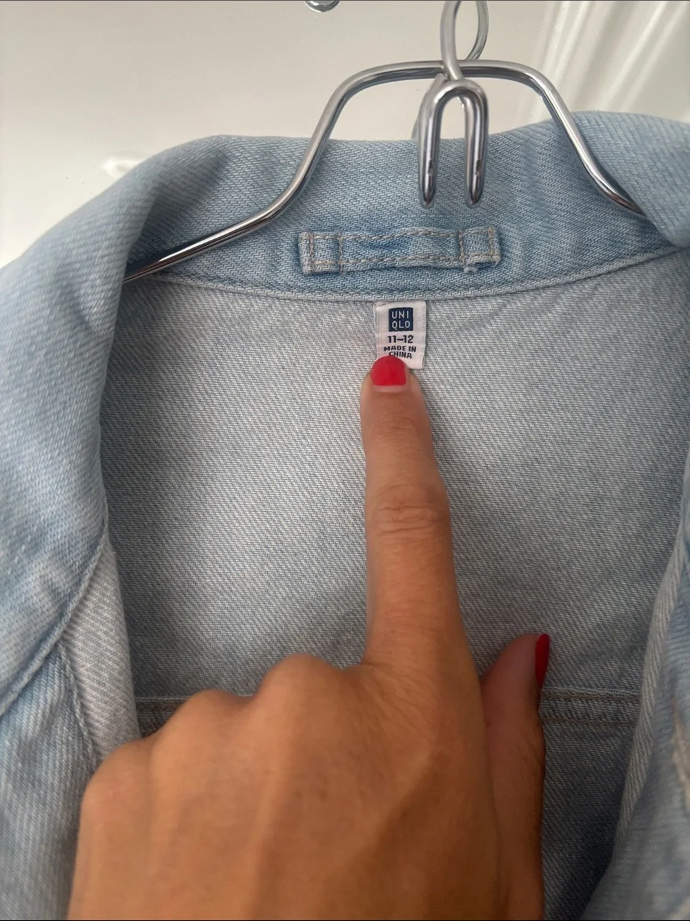 Uniqlo Light Blue Kids Denim Jacket